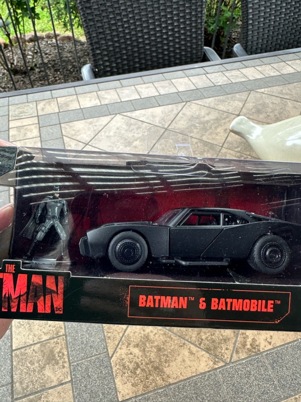 Batman Batmobile Vehicle and Figure Set - Black